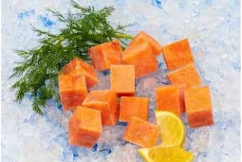 salmon cube - salmon