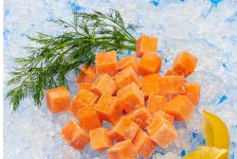 salmon cube - salmon