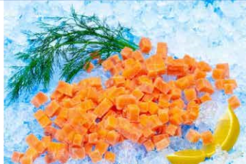 salmon cube - salmon