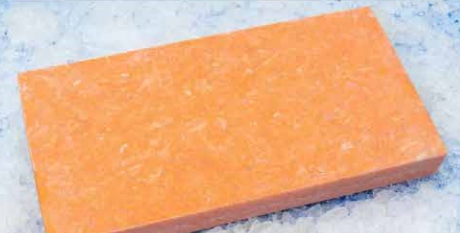Block of scraped salmon - salmon